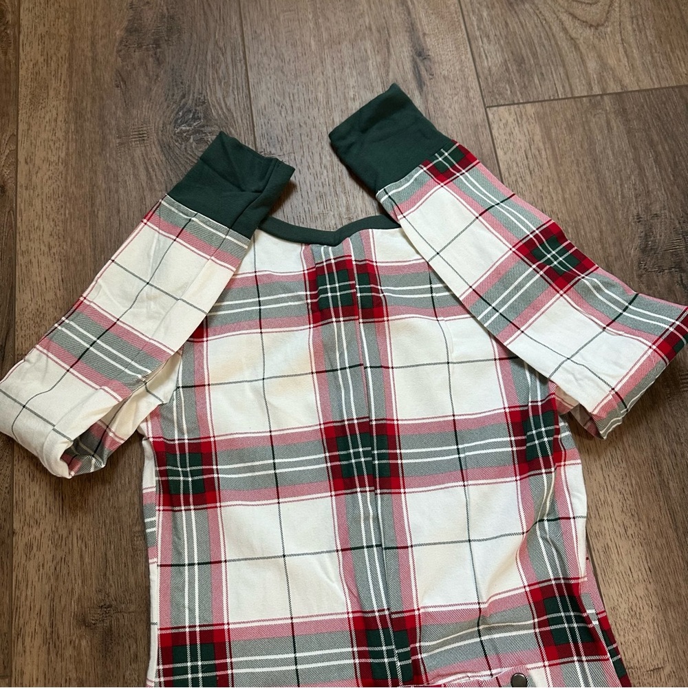 ADULT Hearth & Hand Magnolia Plaid One-Piece Pajama, Christmas,‎ Holidays, XS - Picture 9 of 16